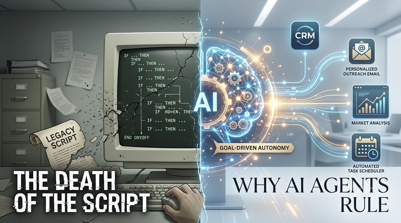 The Death of the 'If/Then' Script: Why AI Agents Are Replacing Traditional Automation